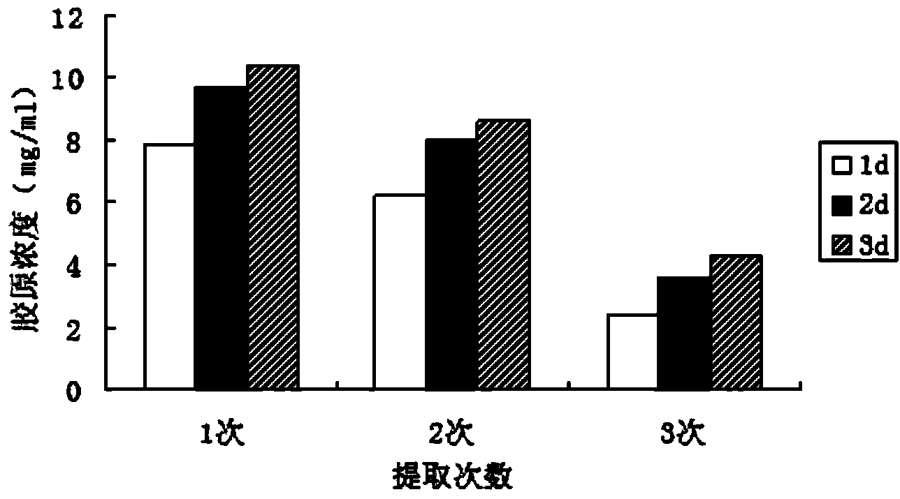 Quantitative determination method in extraction process of fish collagen and application of quantitative determination method