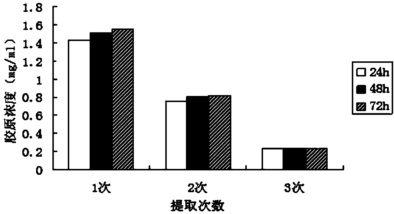 Quantitative determination method in extraction process of fish collagen and application of quantitative determination method