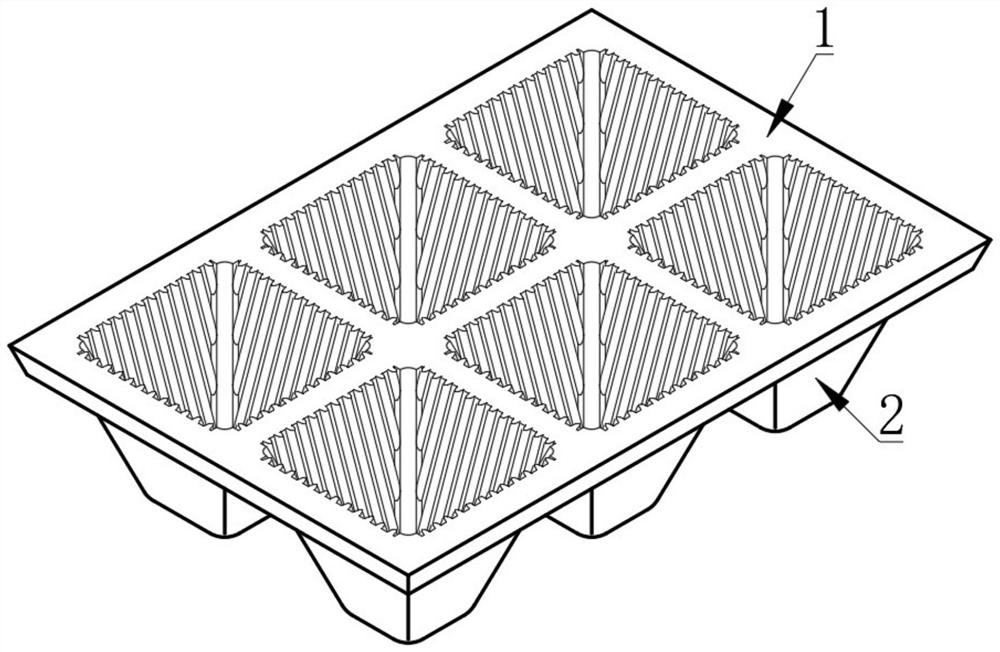 Partitioned texture ice dredging ice box