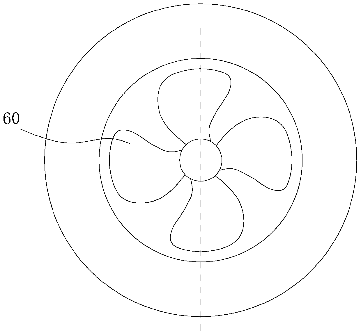 Annular sprinkling heat exchanging device and use method thereof