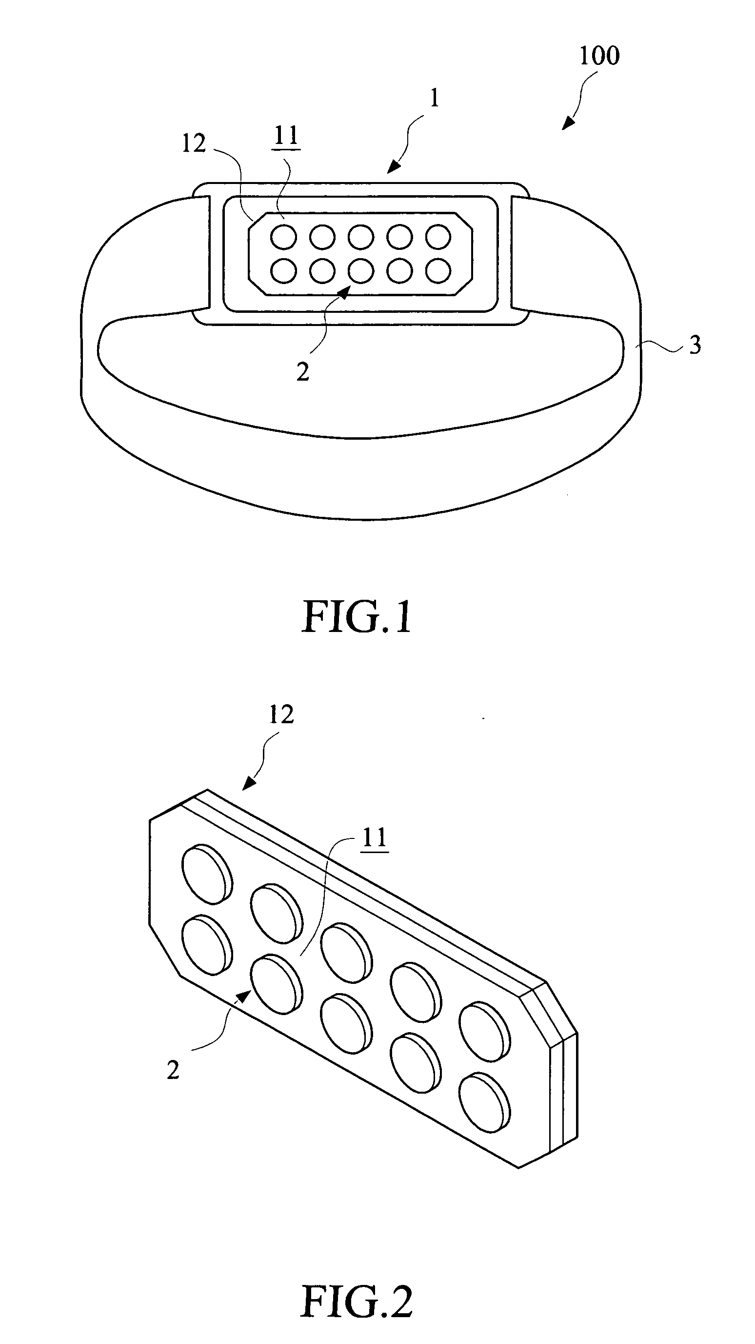 Array percutaneous therapeutic apparatus