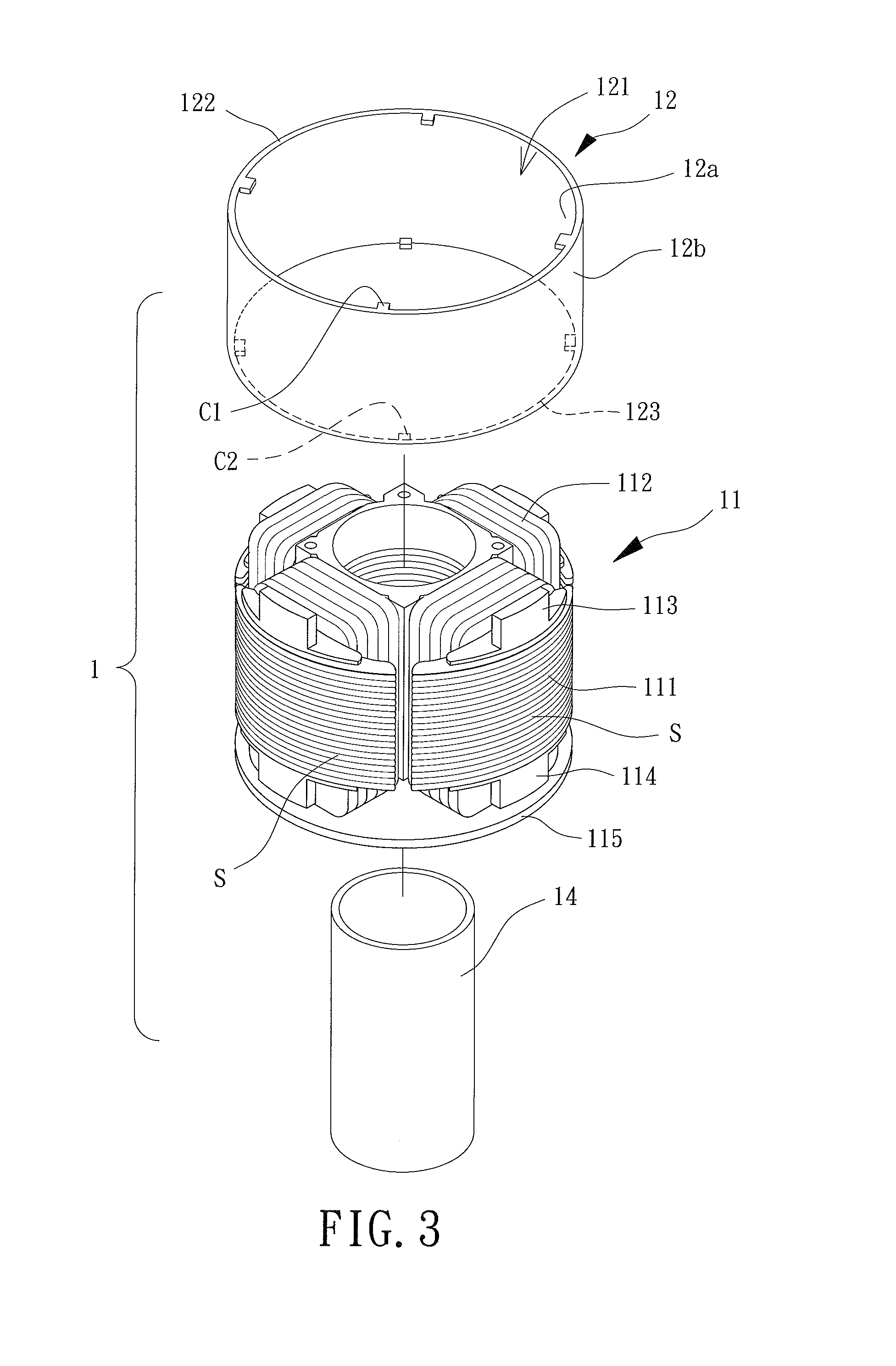 Encapsulated Stator