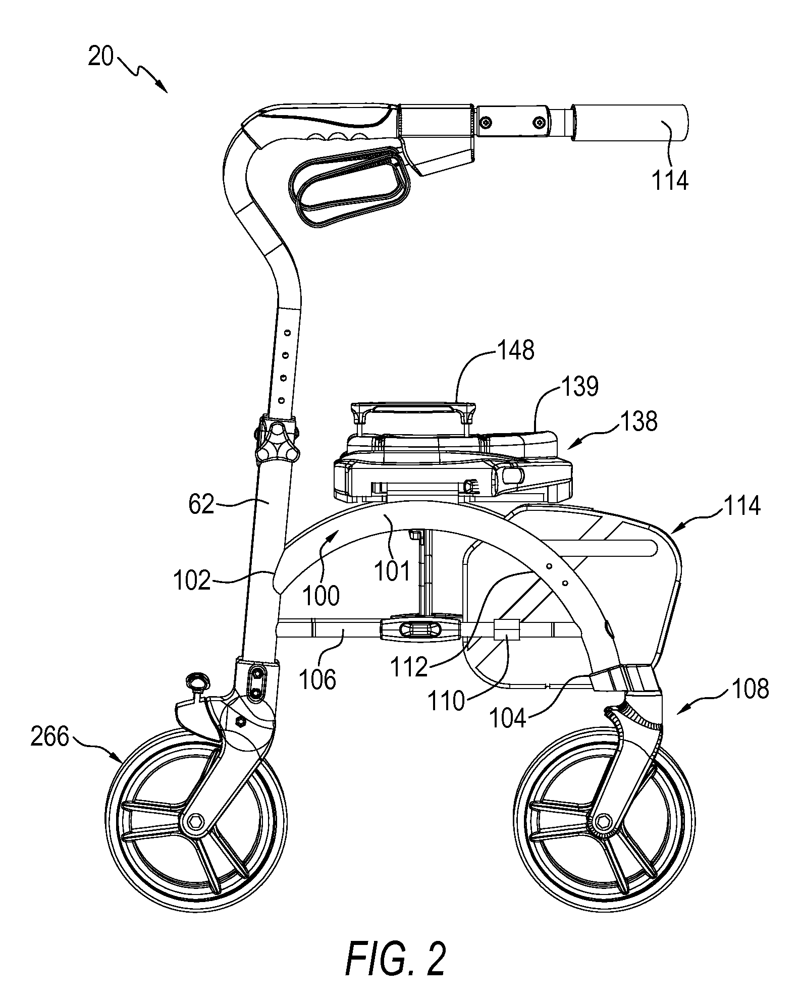 Foldable walker apparatus