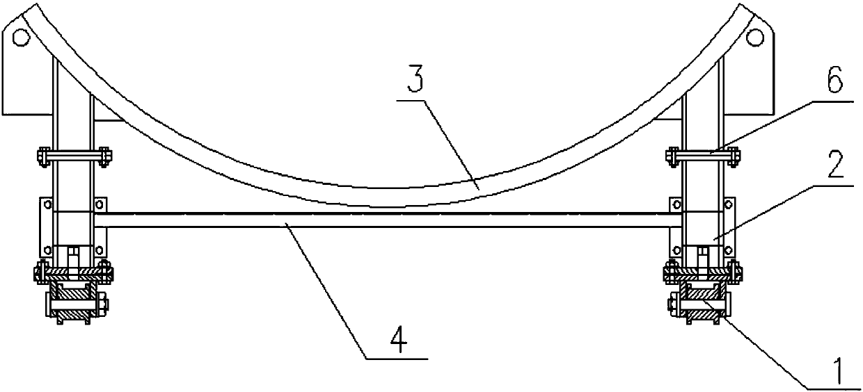 Installation and lowering device for large penstock on high slope and penstock installation method