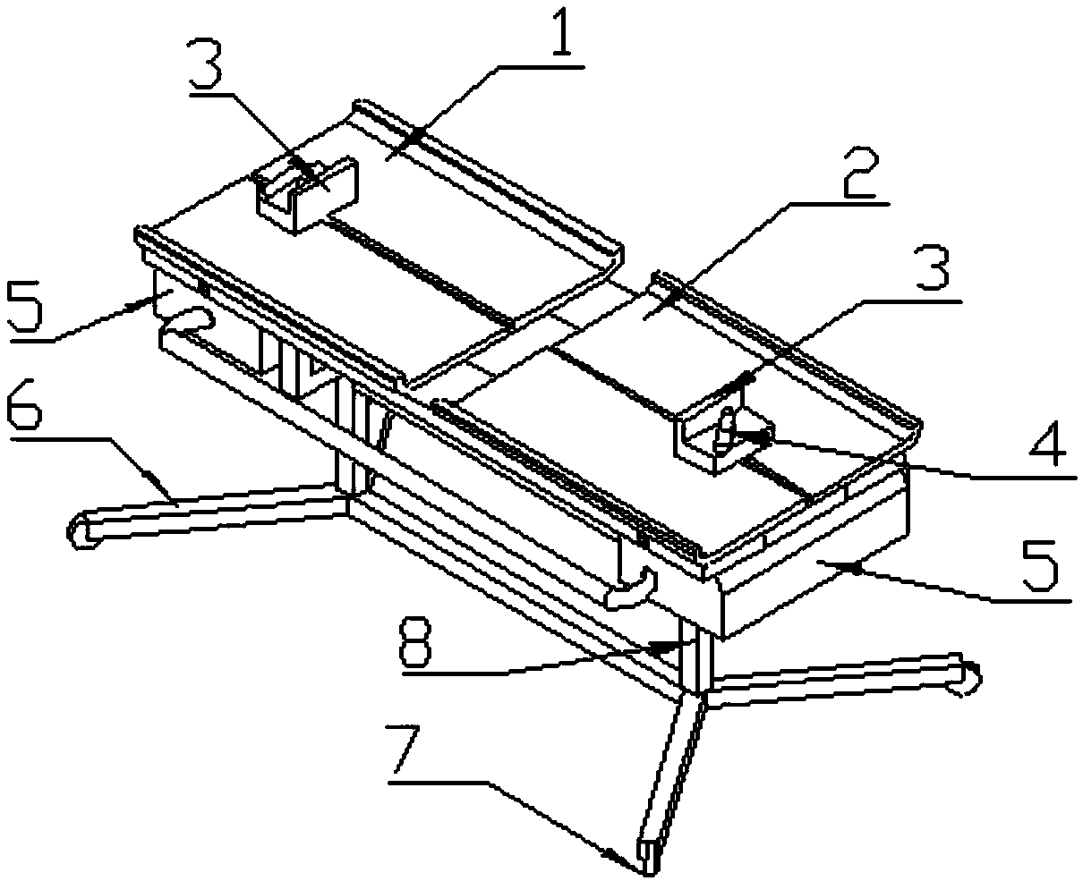 Installing worktable for cabinet bodies