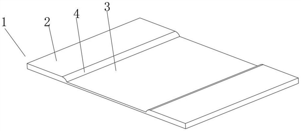 Plate for hoop production and processing technology of plate