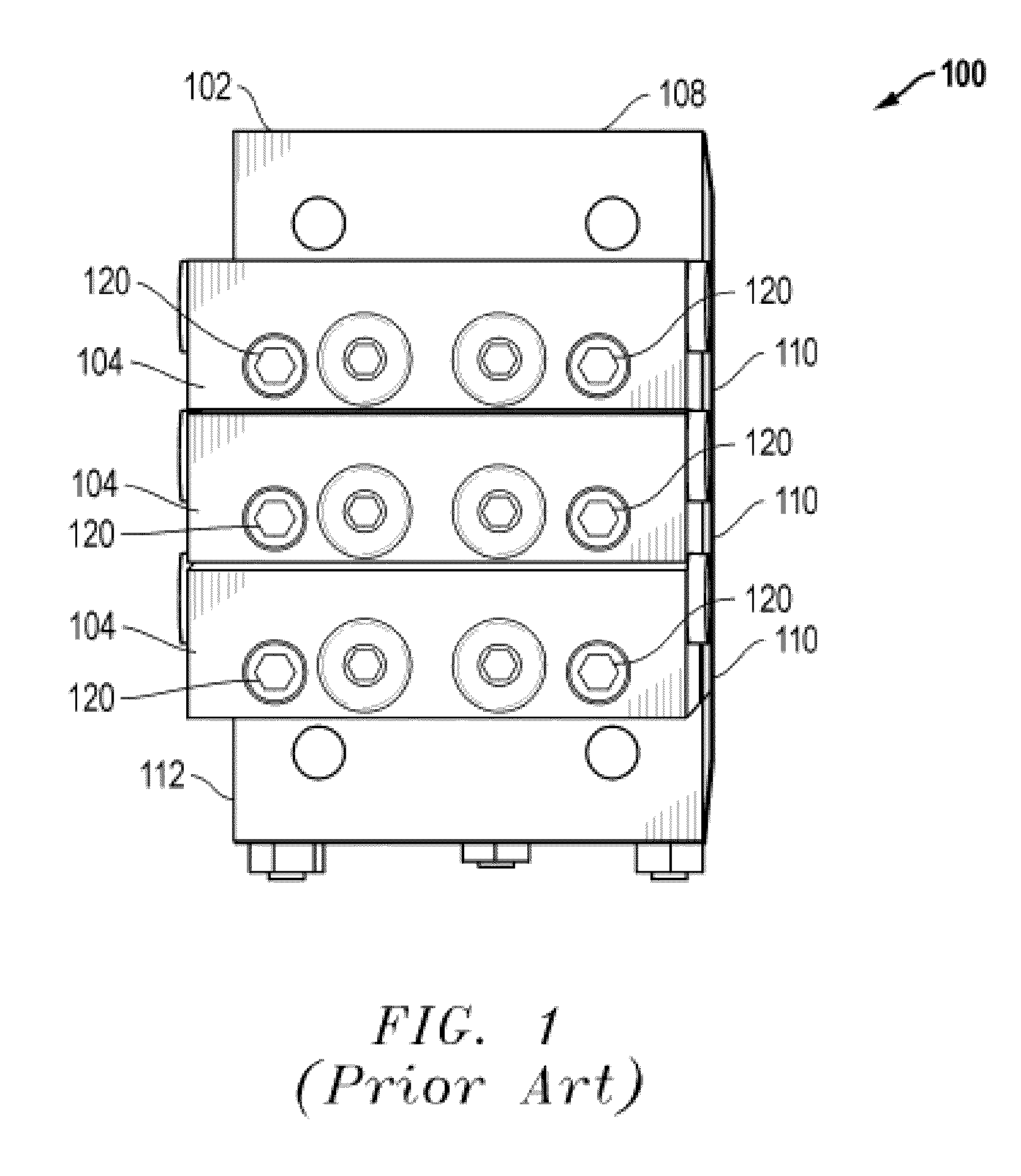 Fluid divider block suitable for use at high pressures