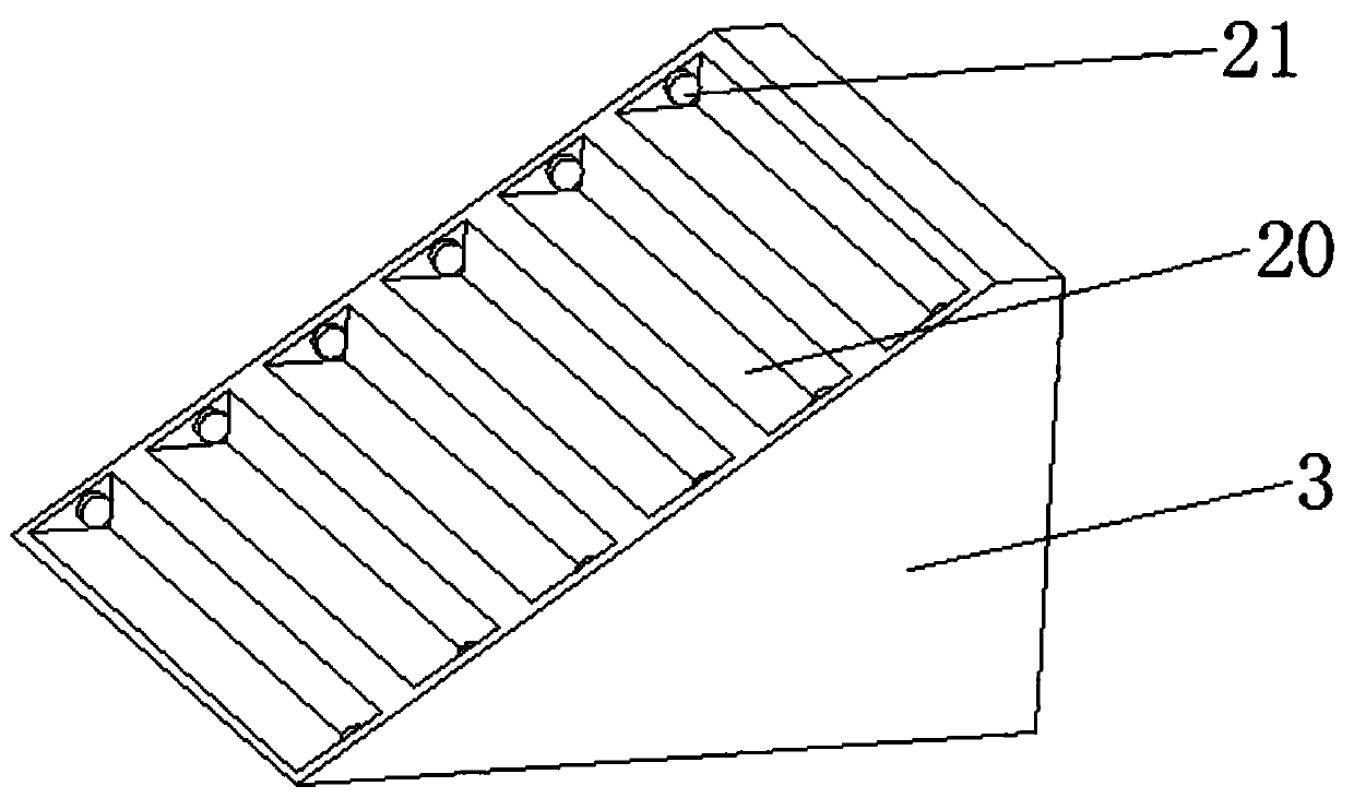 Improved hoof medicated bath device for veterinarian