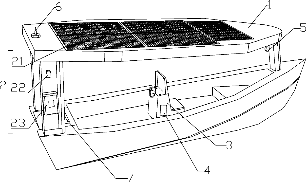 Automatic cruising method and system of lifeboat and lifeboat