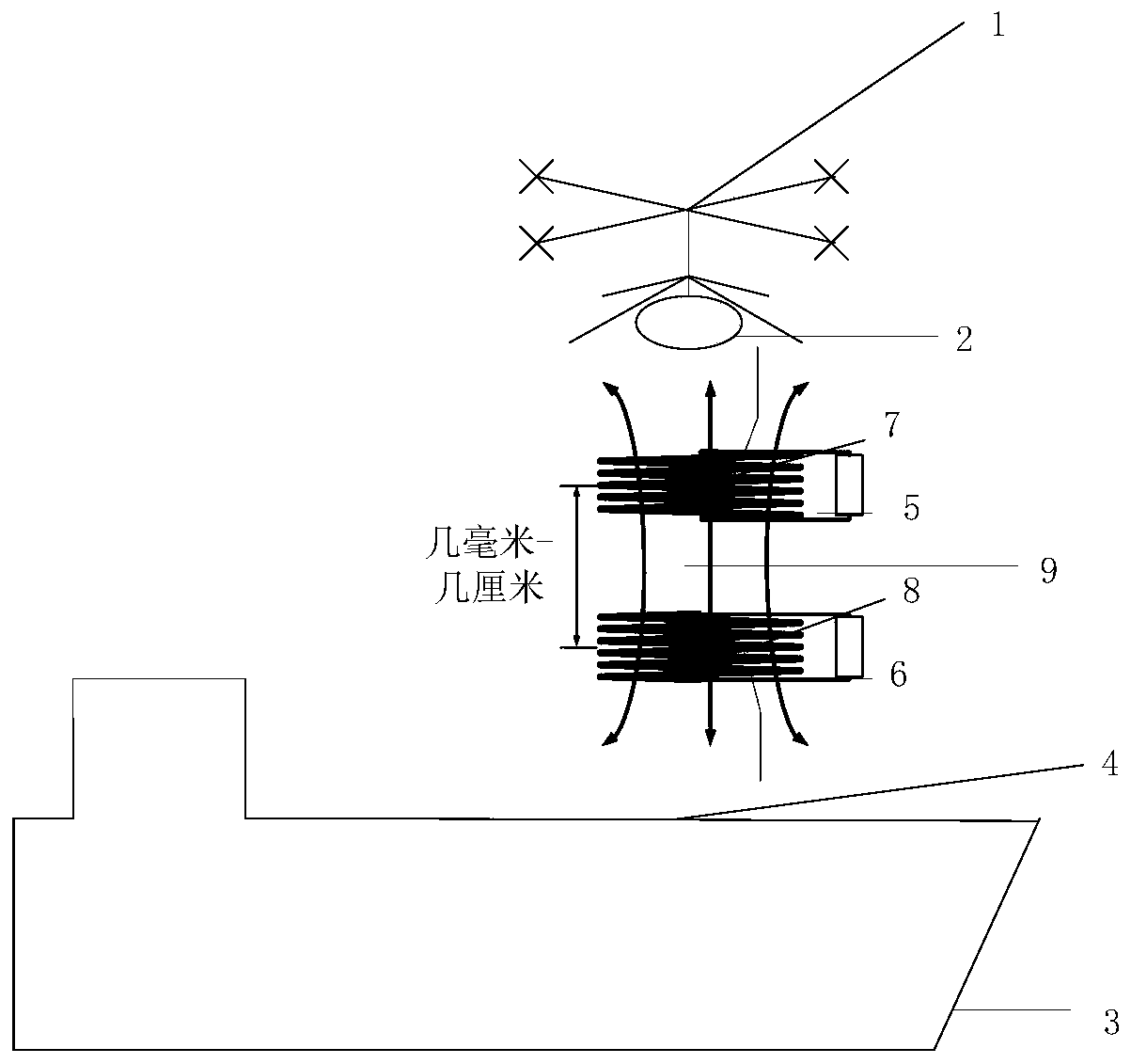 A wireless joint cruise search and rescue method for drones and boats