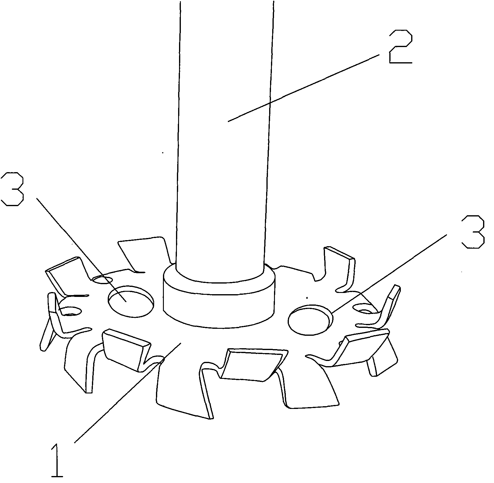 Improved structure of dispersion disc