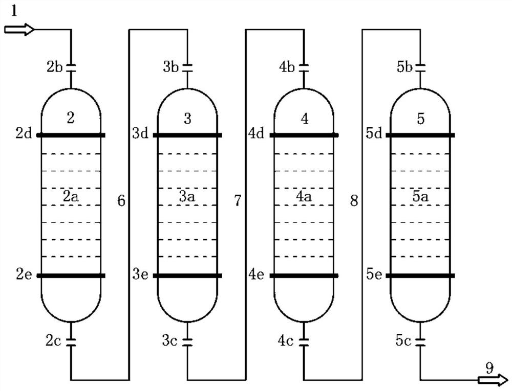 Step-by-step dry deacidification system and method for blast furnace gas