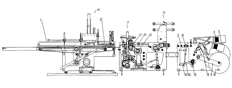 Fully-automatic high-speed bag making machine