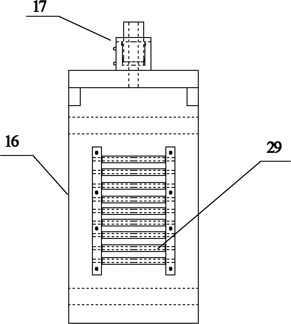 Three-dimensional loading simulation test device for tunnel boring machine