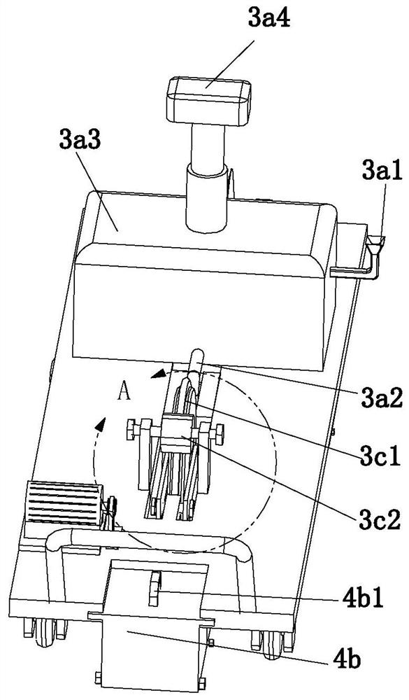 A working method of a floor tile beautifying sewing machine