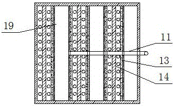 A proton membrane electrocatalytic flue gas desulfurization and denitrification device