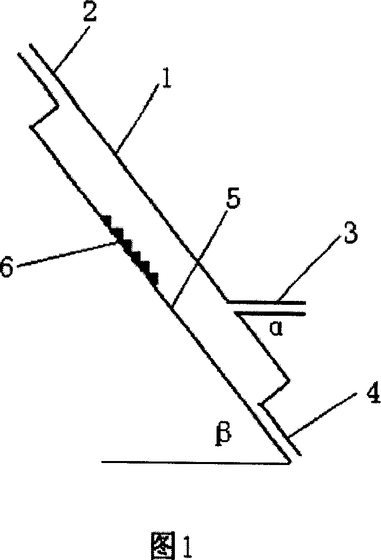 Inclined type gravity precipitation live cell trapping device