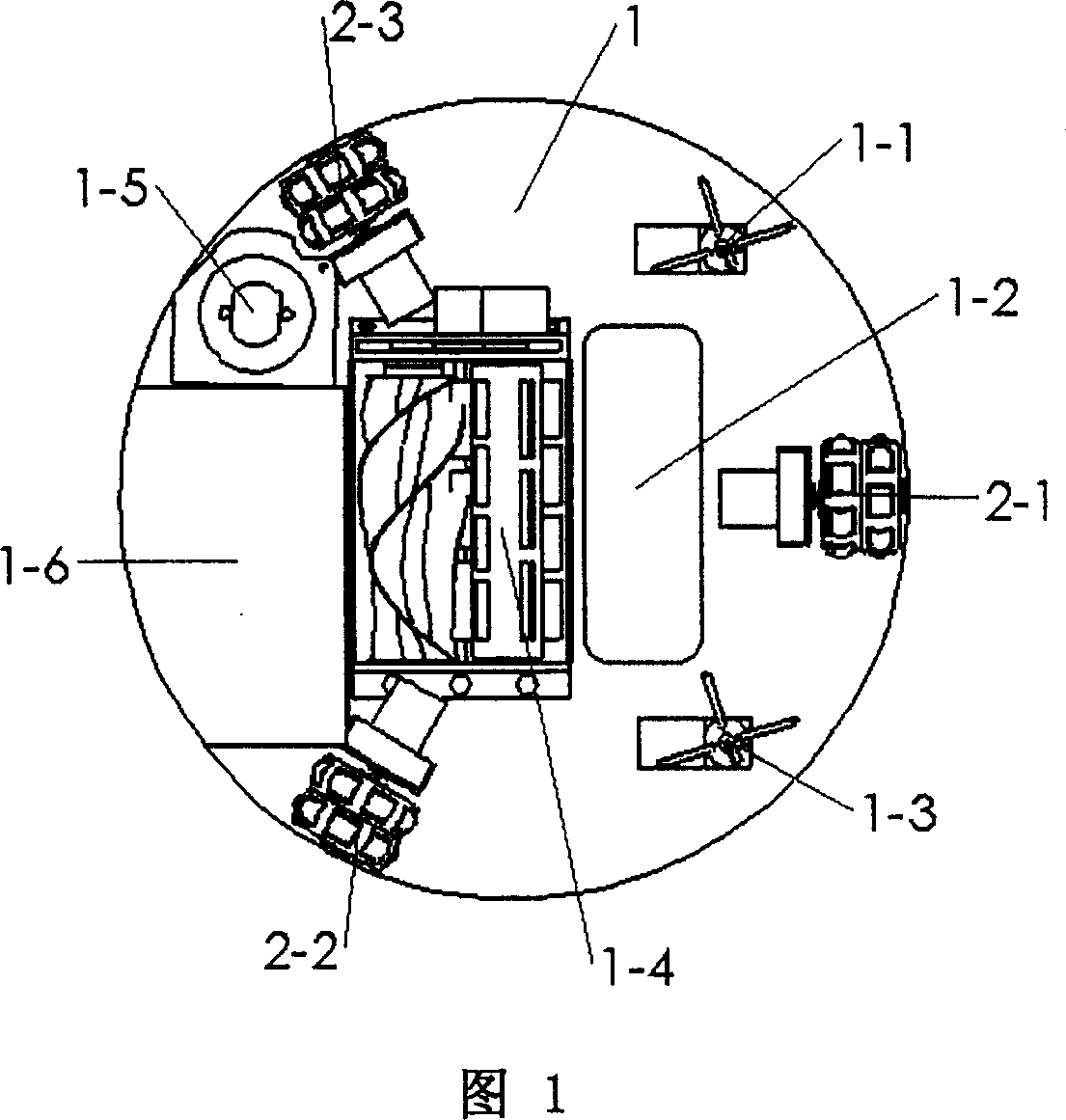 Walking mechanism of cleaner robot