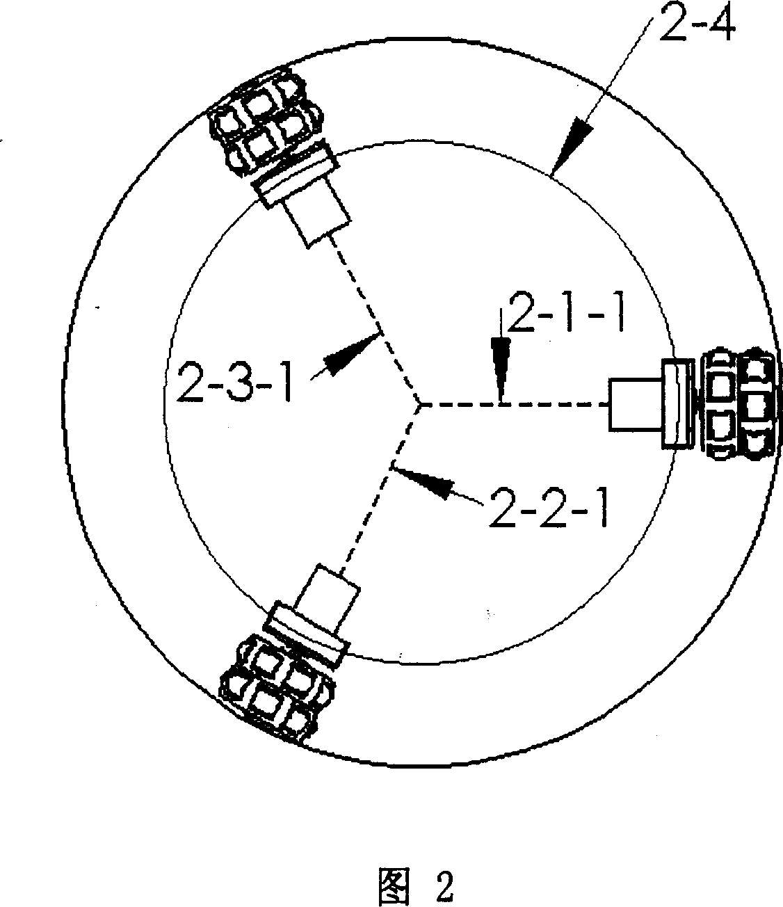 Walking mechanism of cleaner robot