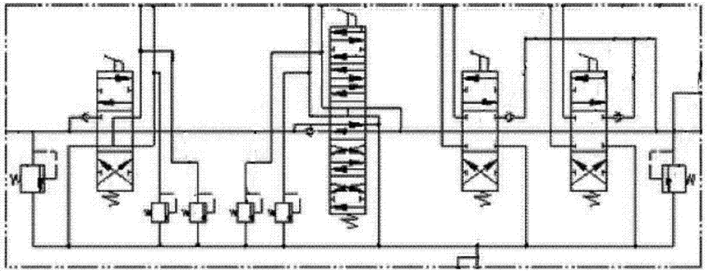 Multi-path reversing device of lorry-mounted crane