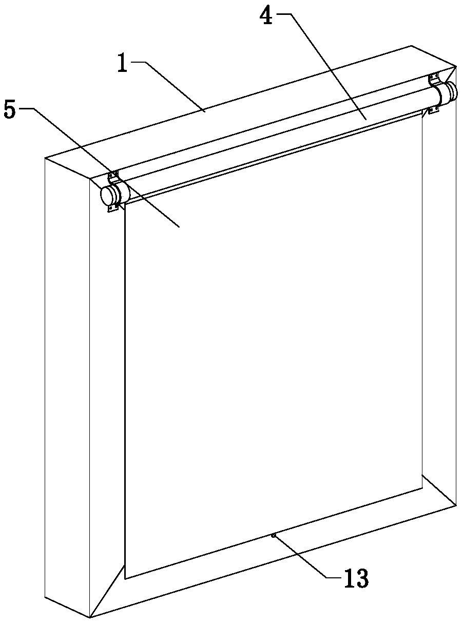 Magnetically closed anti-mosquito window