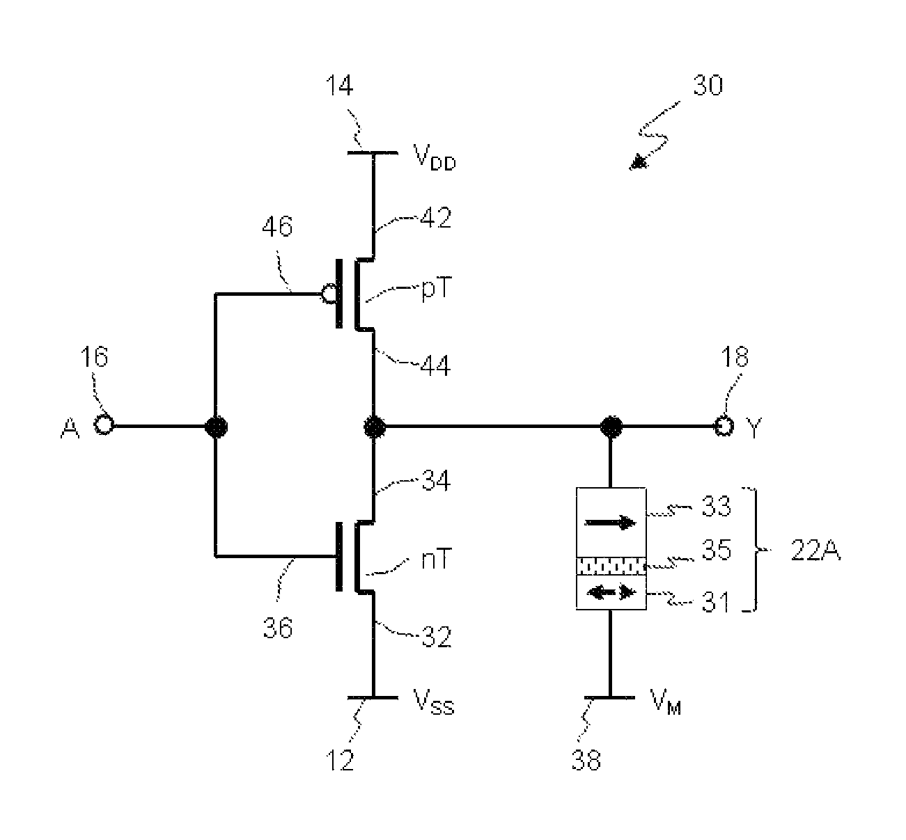 Nonvolatile logic circuit