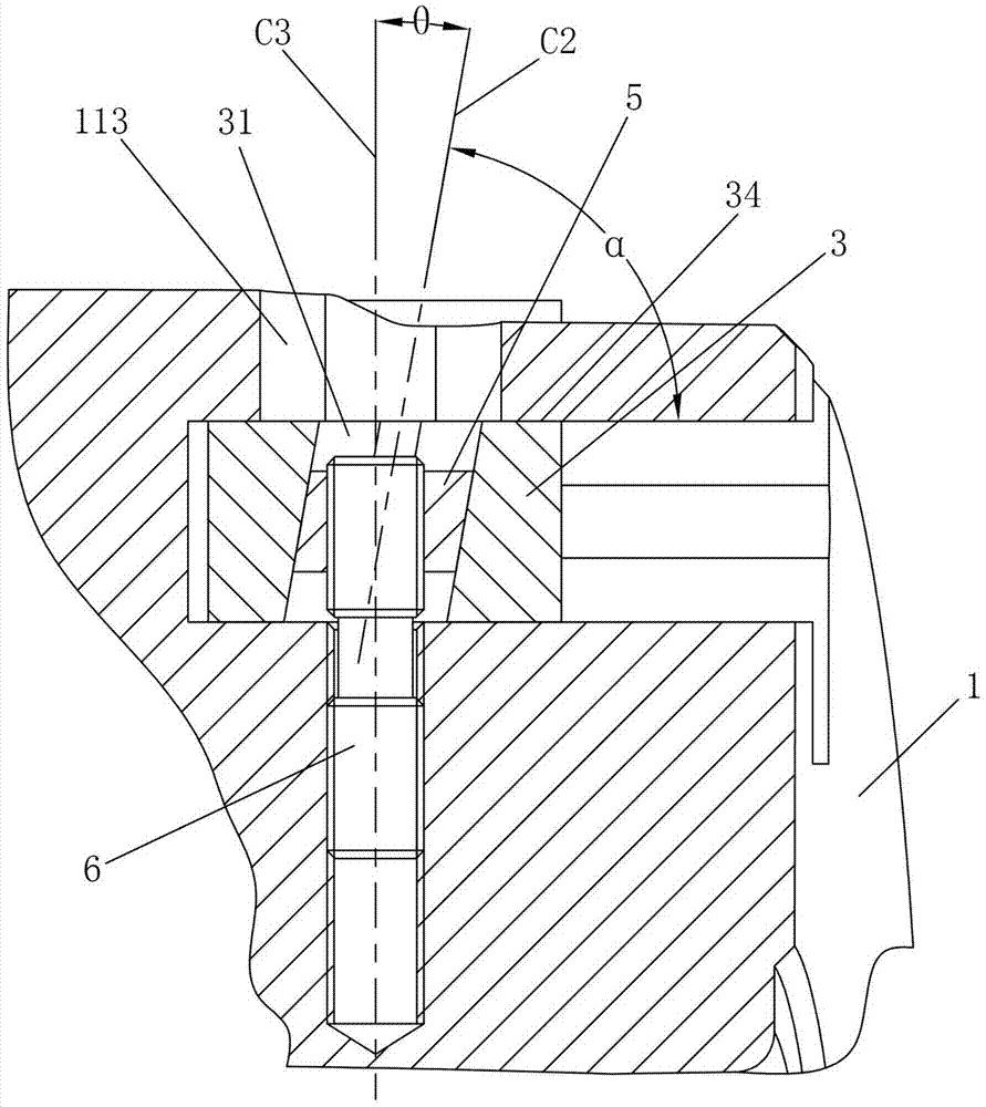 Milling cutter with adjustable finish machining face