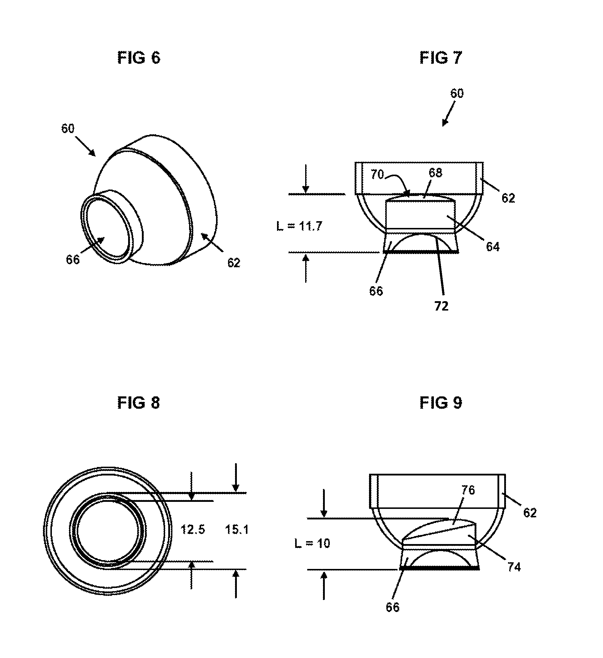 Molded ophthalmic lens