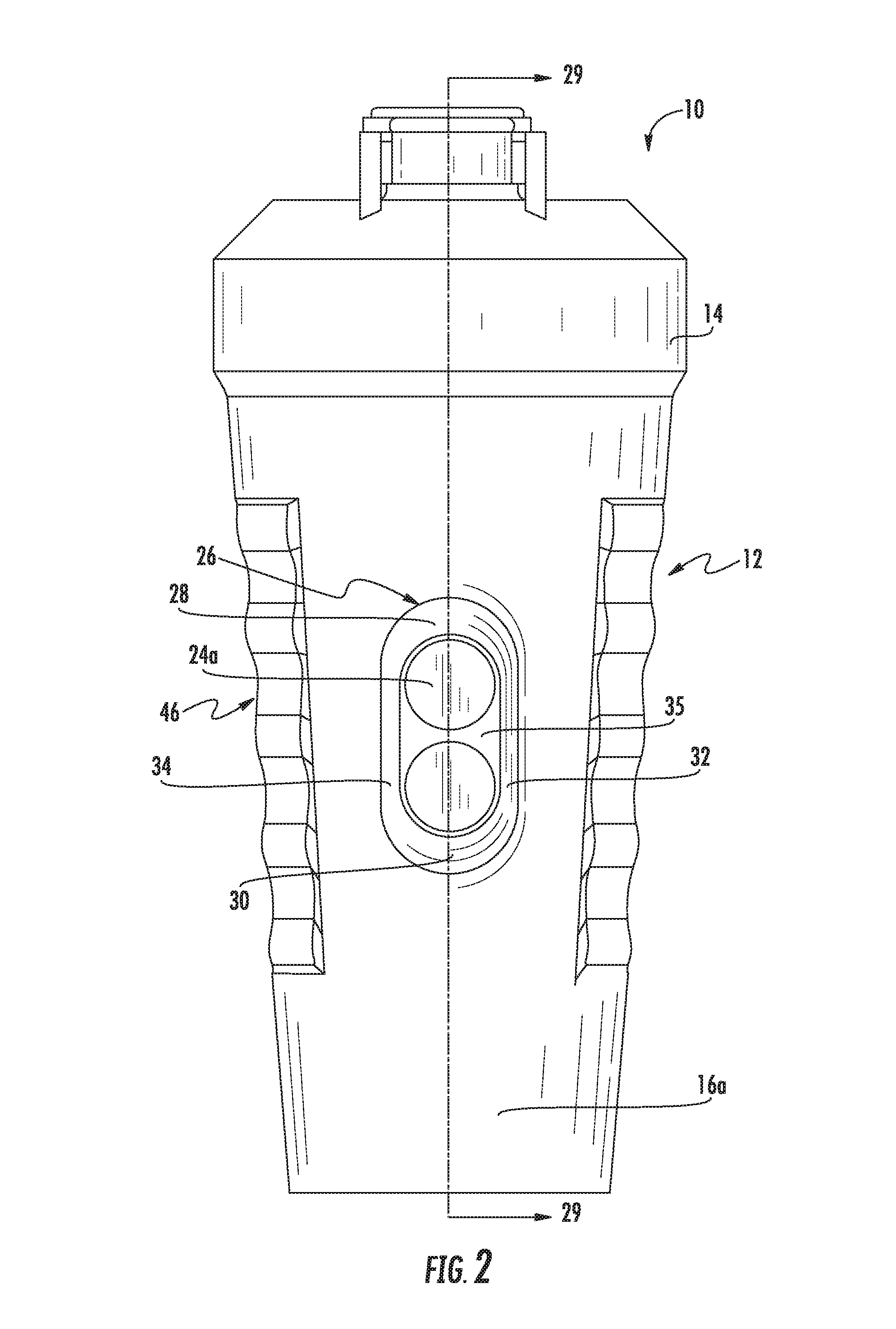 Shaker bottle with magnetic elements for temporary securement to exercise equipment