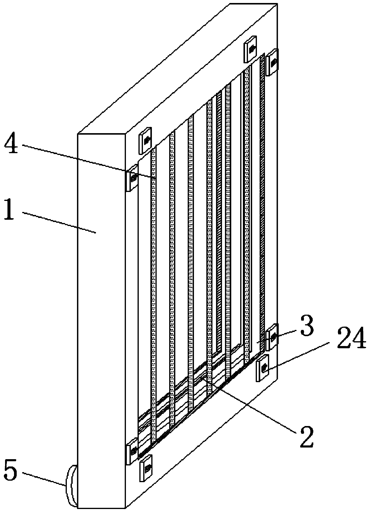 Multifunctional protective door and window