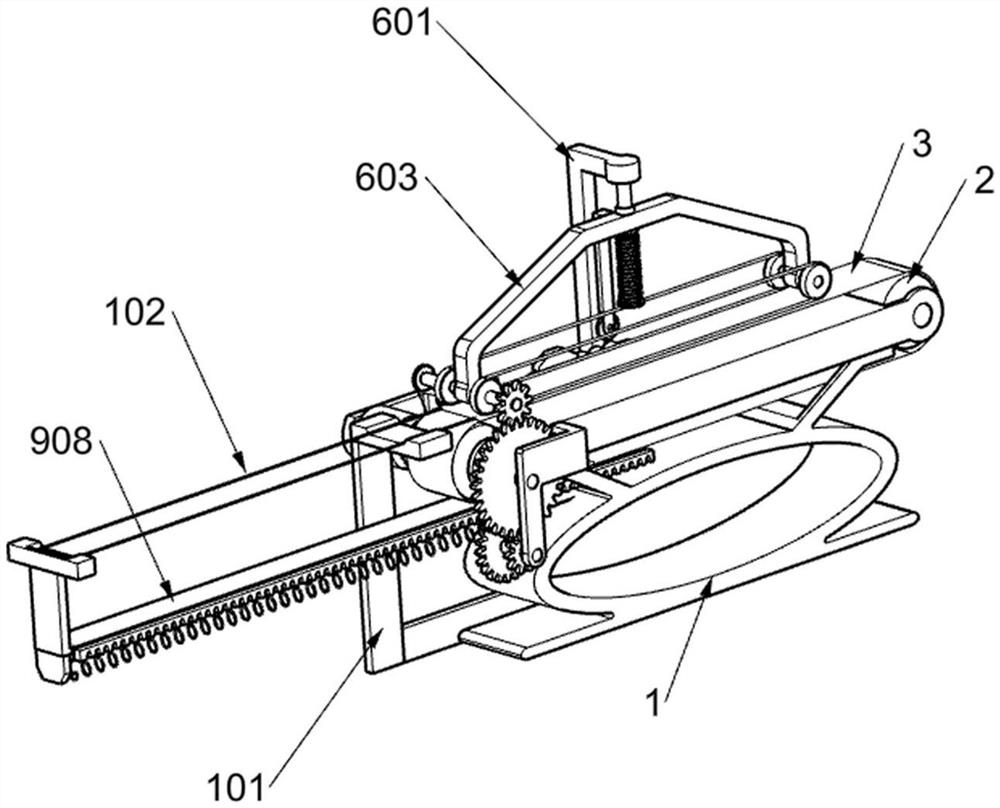 Drying and automatic threading device for earthworm processing