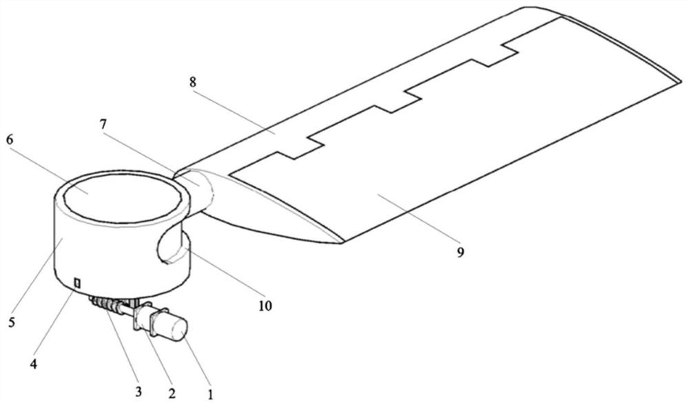 Telescopic fin stabilizer for unmanned ship, control system and control method