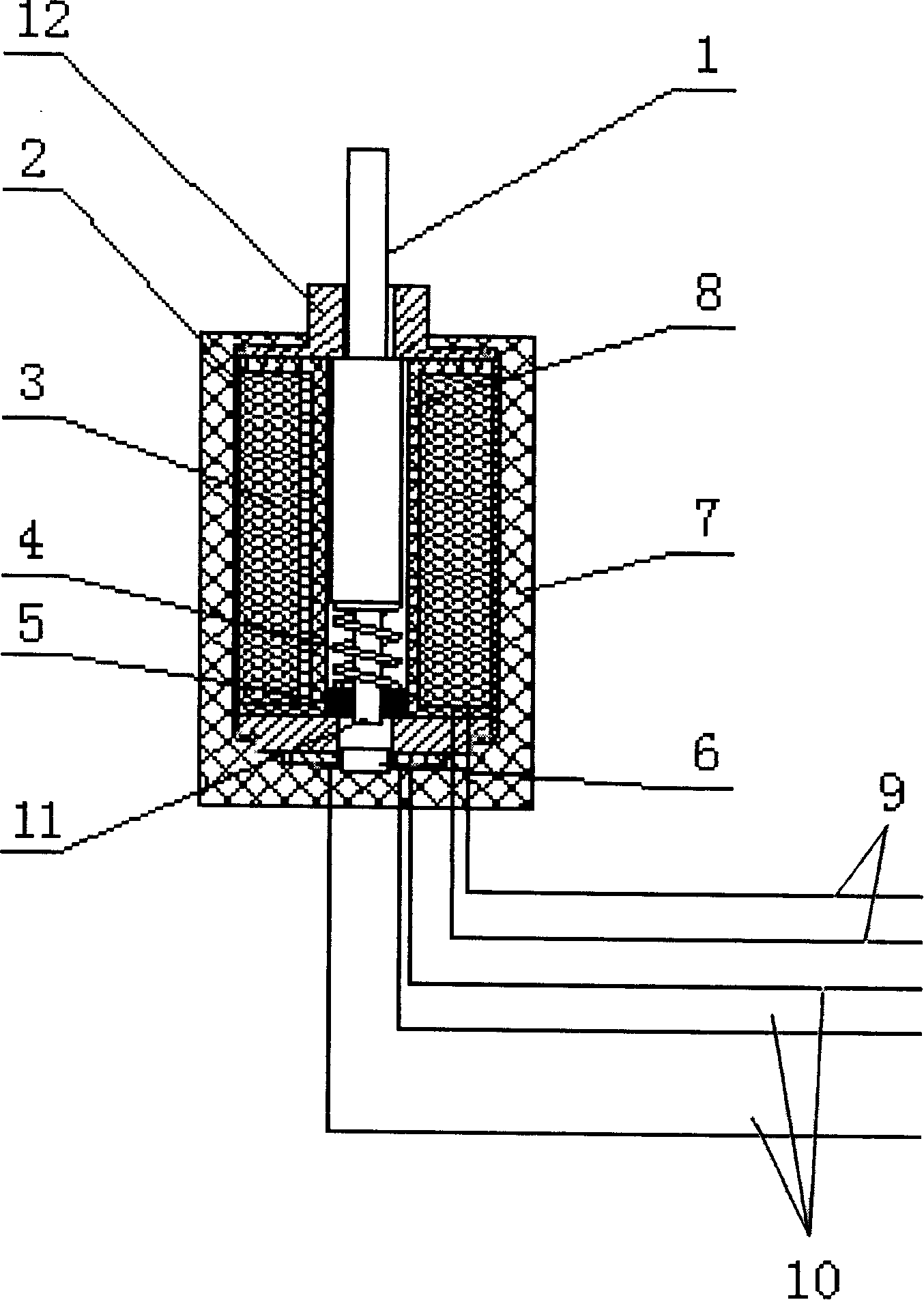 Magnetic maintaining electric solenoid with signal feed back