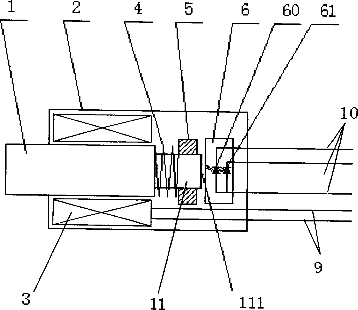 Magnetic maintaining electric solenoid with signal feed back