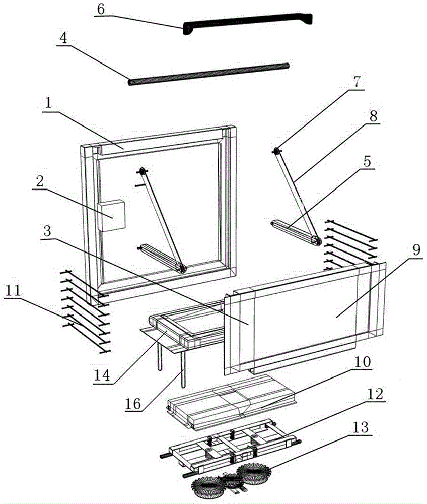 High-rise self-rescue escape window