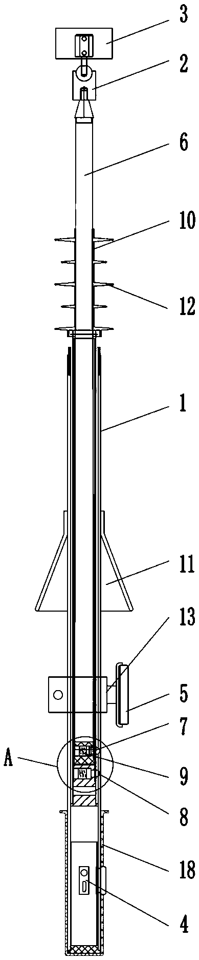 Telescopic wireless photographing device