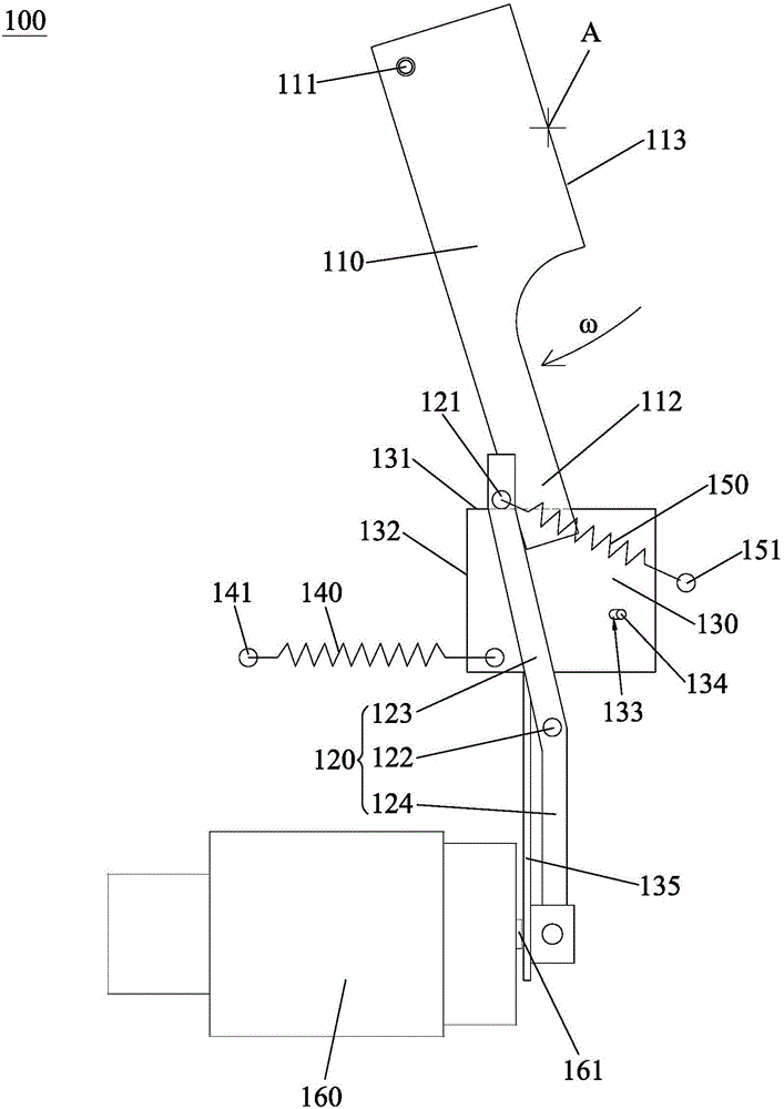 Device for preventing speed governor of machine-roomless elevator from automatically resetting