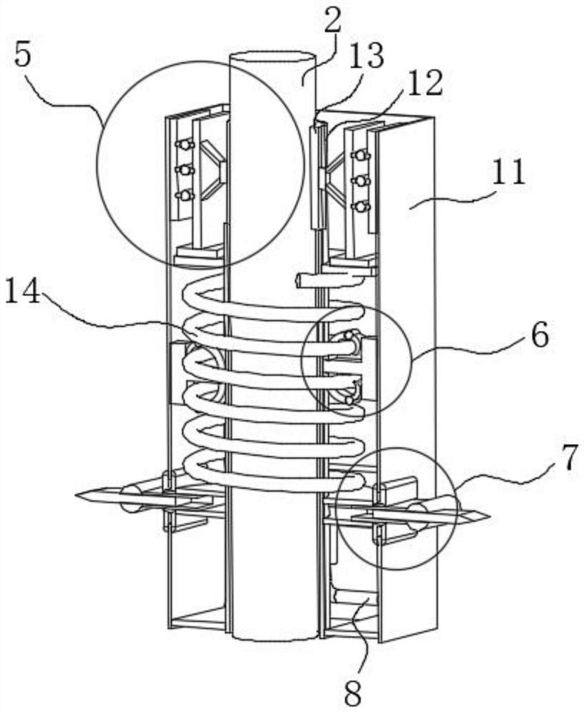 Wind driven generator protection bottom shell