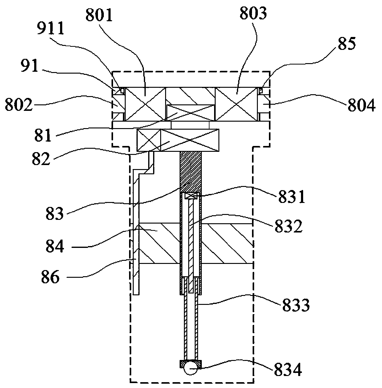 An all-in-one cutting and grinding machine with adjustable grinding height