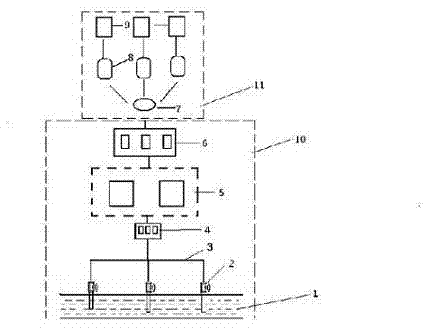 Ore pulp conveying electric valve device monitoring system and monitoring method thereof