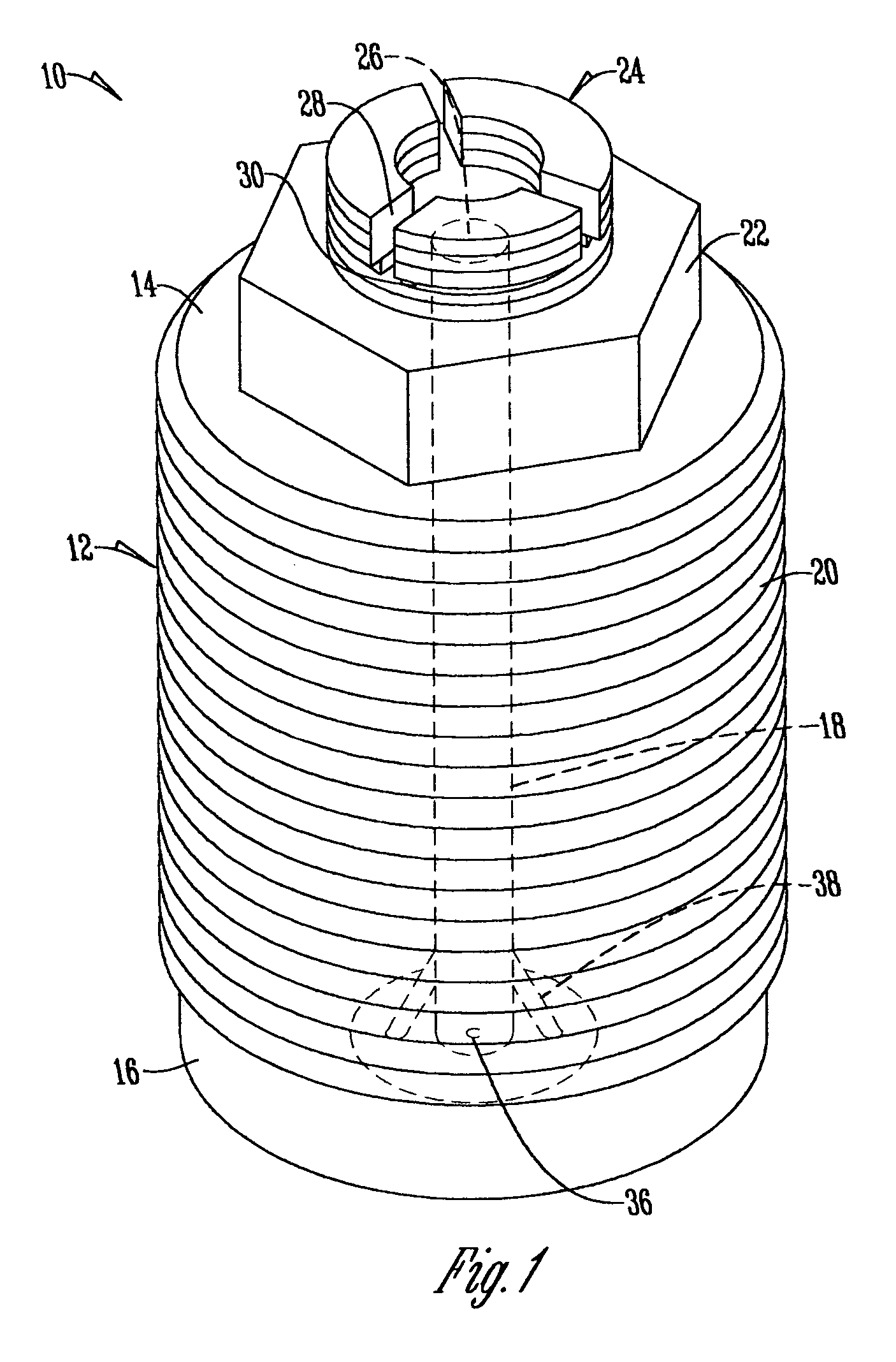 Breech plug for muzzleloading firemarms