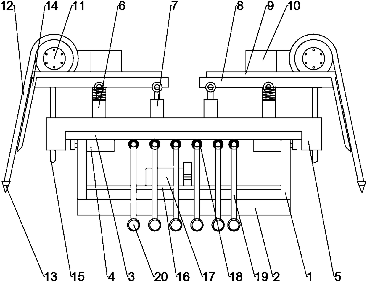 New and old subgrade splicing technology and equipment