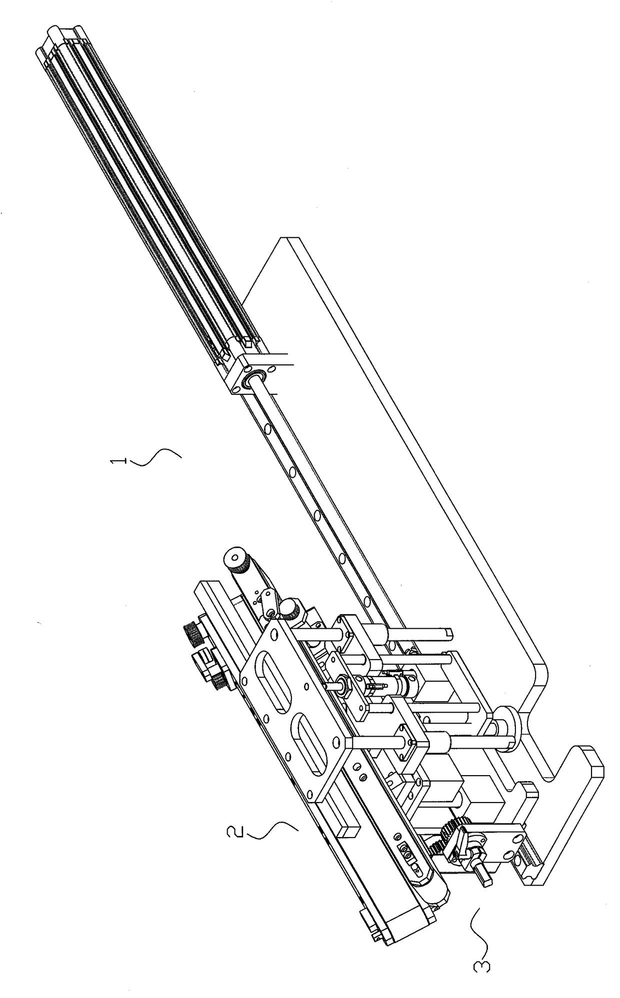 Feeding mechanism of paper tube cores