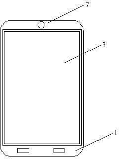 Foldable double-screen intelligent mobile phone