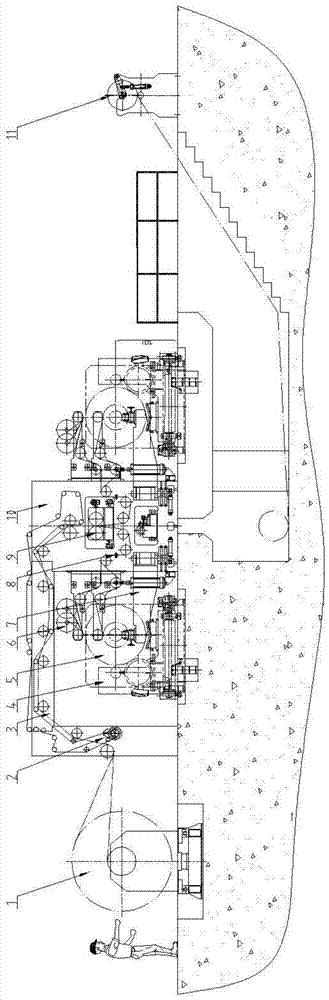 An aluminum strip shearing unit for a transformer