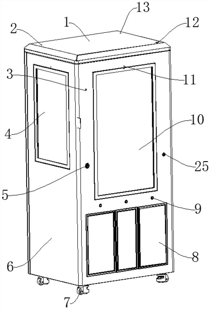 Internet-based intelligent classification garbage recycling bin and use method thereof