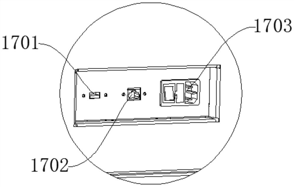 Internet-based intelligent classification garbage recycling bin and use method thereof