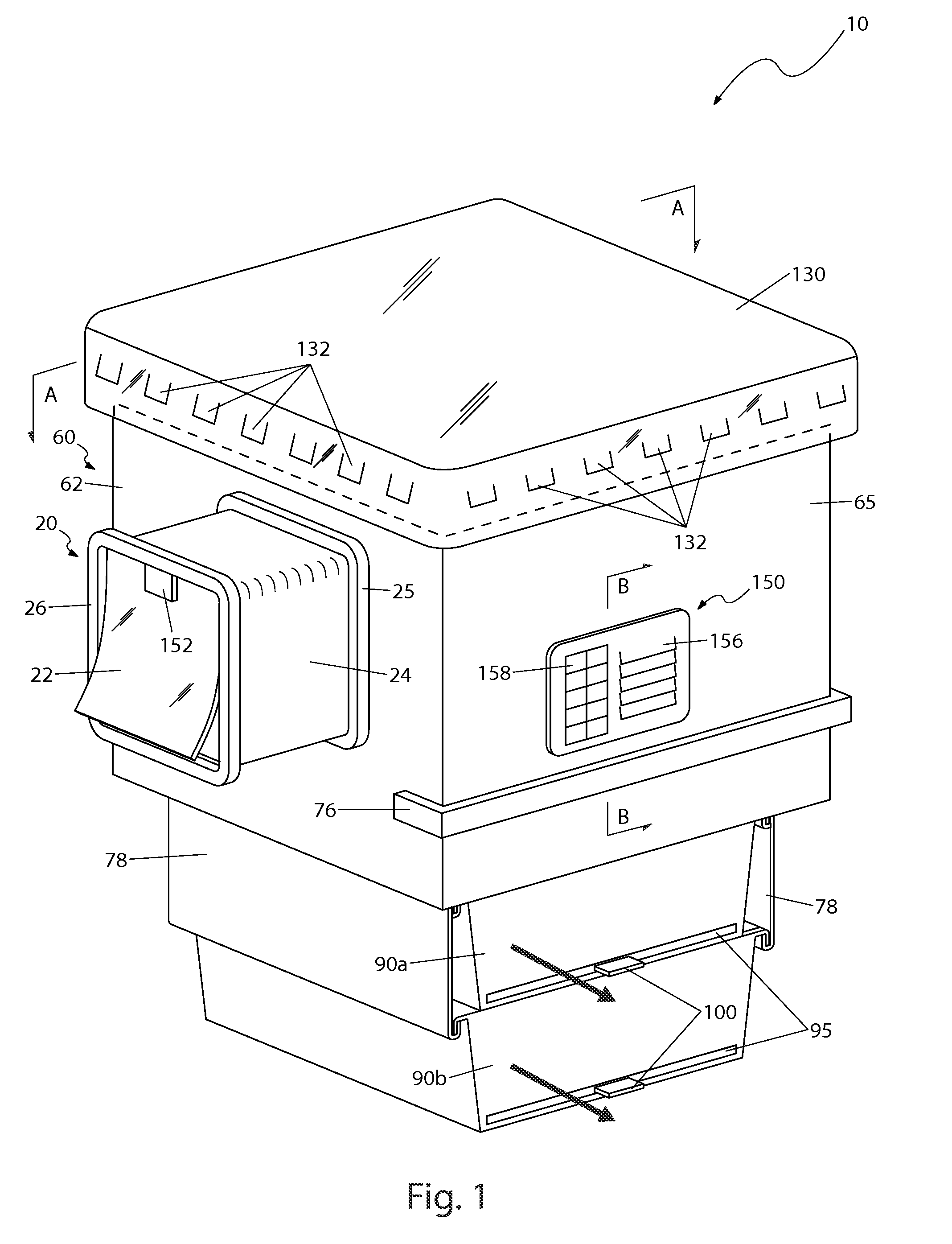 Outdoor litter box sifting system