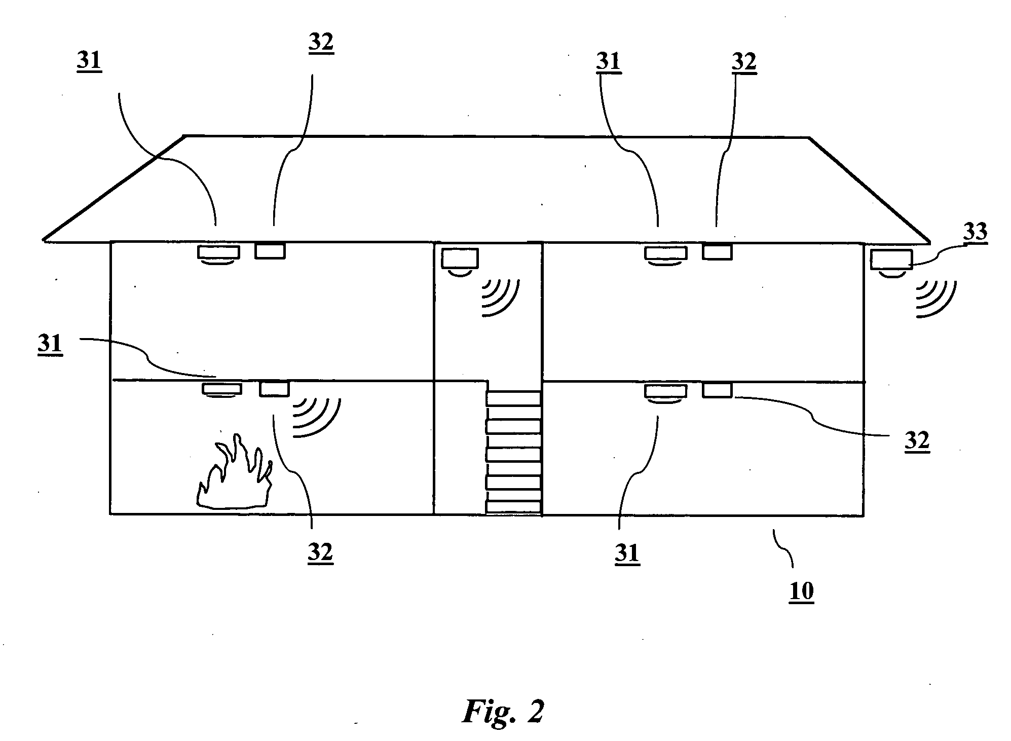 Wireless emergency smoke notification system