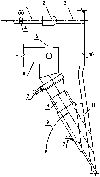 Feeding semi-pyrolysis device and method for household waste incineration boiler